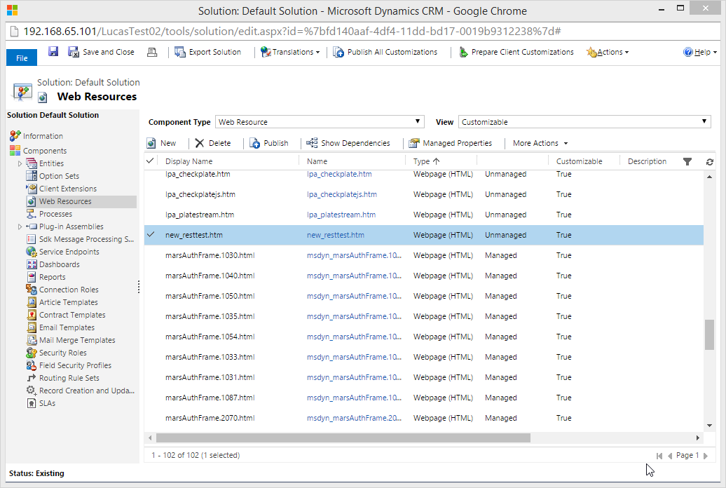 Automatically executing HTTP POST requests in Dynamics CRM iframes