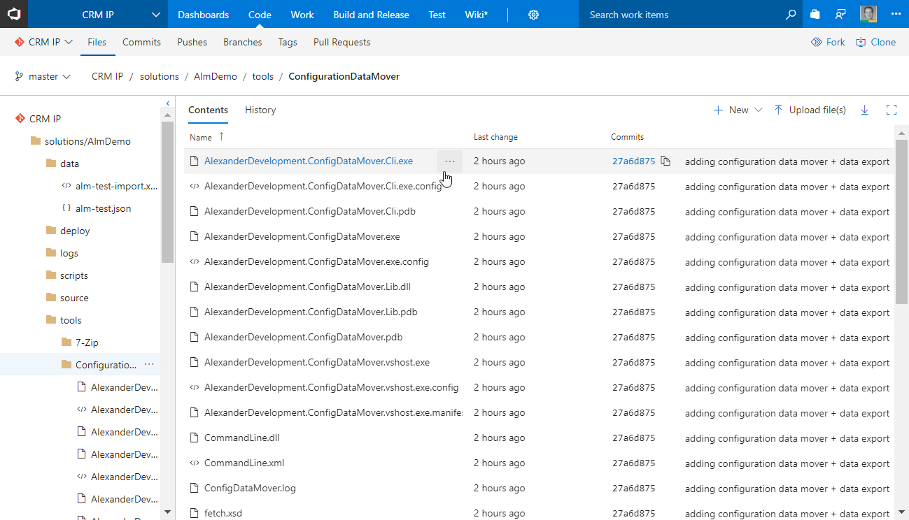 Running Dynamics 365 Configuration Data Mover jobs in VSTS builds