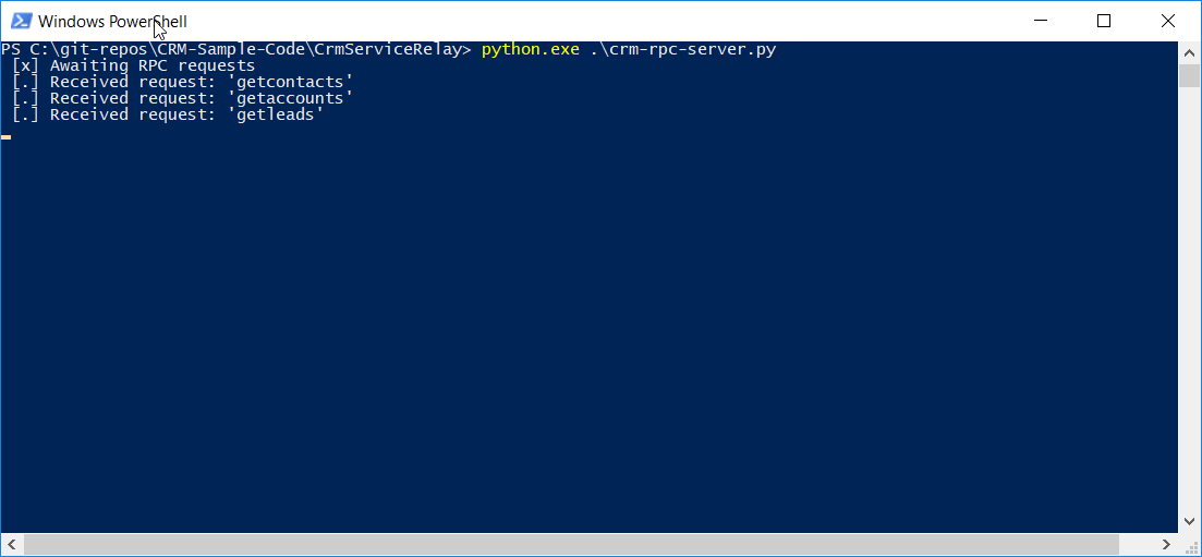 Building a simple service relay for Dynamics 365 CE with RabbitMQ and Python - part 3